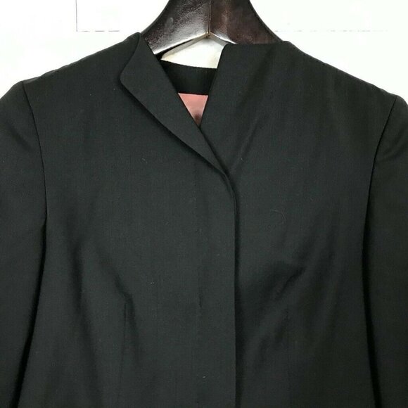 Anteprima Milano Suit Jacket Blazer Black Wool 42 - Picture 2 of 8